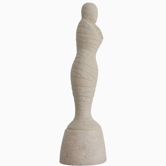 Scultura ispirata all’antico Egitto in pietra naturale