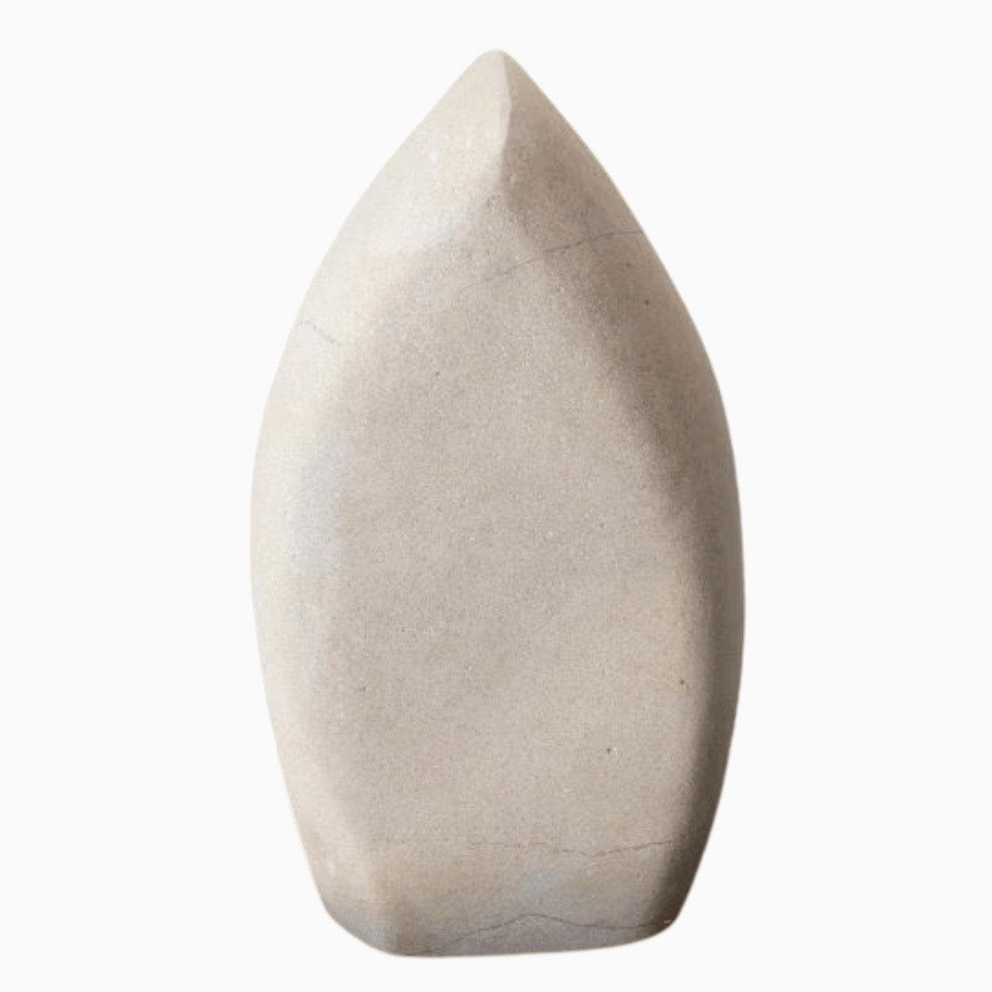 Scultura astratta moderna perfetta per arredare soggiorni, studi o spazi di relax contemporanei.