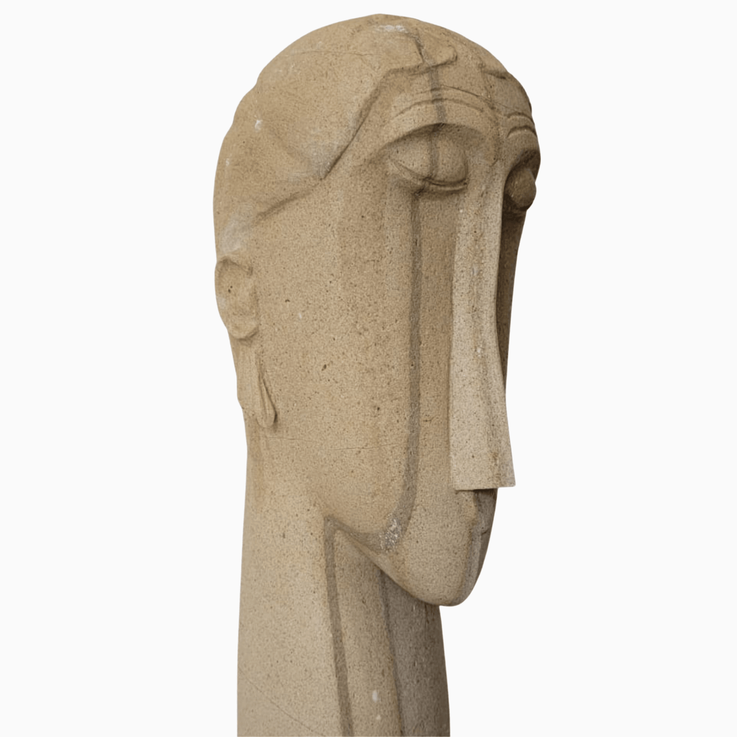 Scultura da collezione ispirata alle forme geometriche di Modigliani

