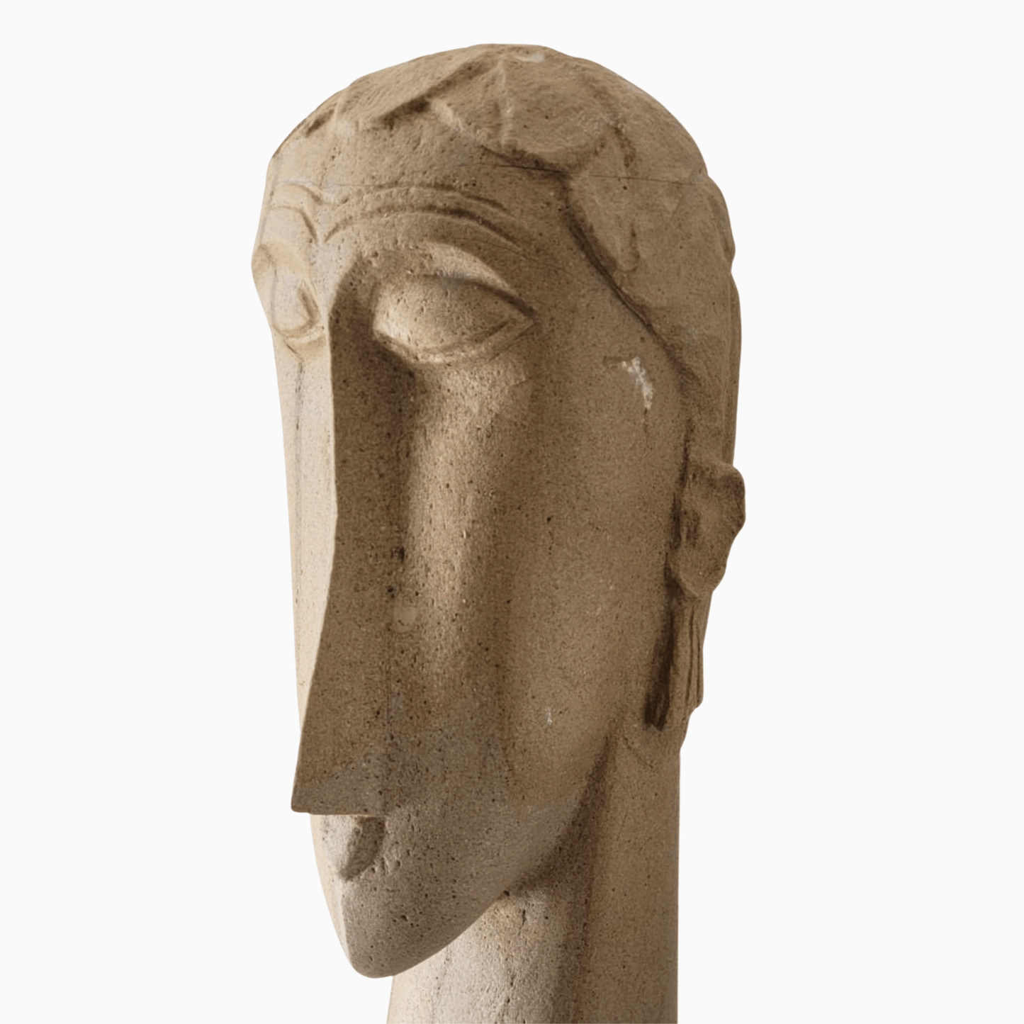 Scultura in pietra di Bisaccia realizzata da artigiani italiani
