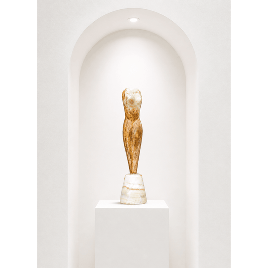 Silhouette Femminile in Onice Italiano Scultura Contemporanea | Sculture Melillo