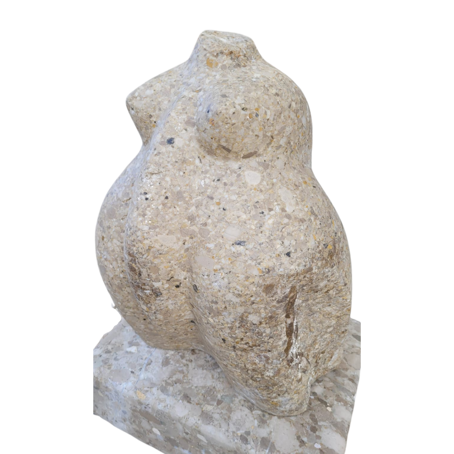 Scultura Dea Madre in pietra naturale per giardino | Sculture Melillo
