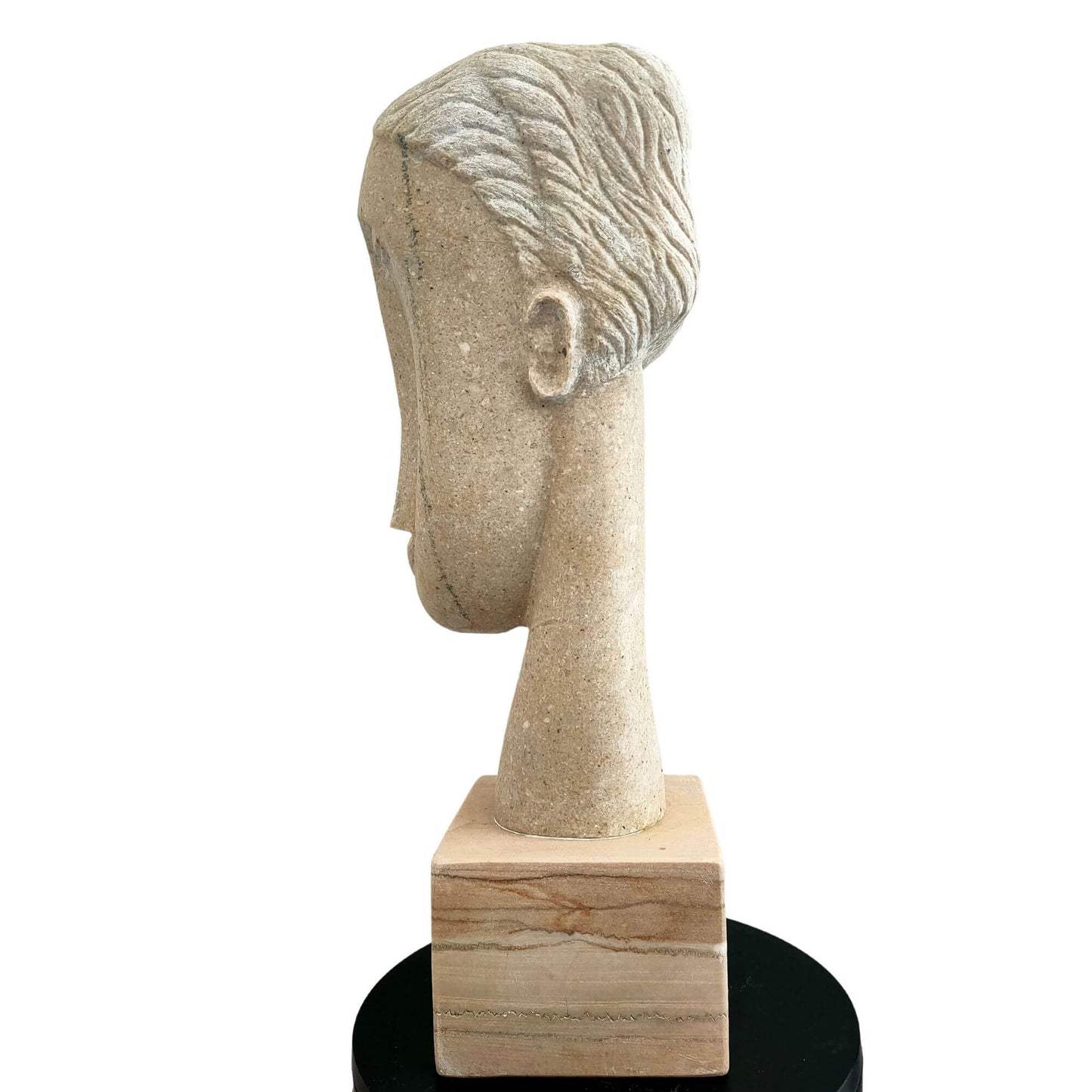 Scultura da collezione artigianale con venature naturali