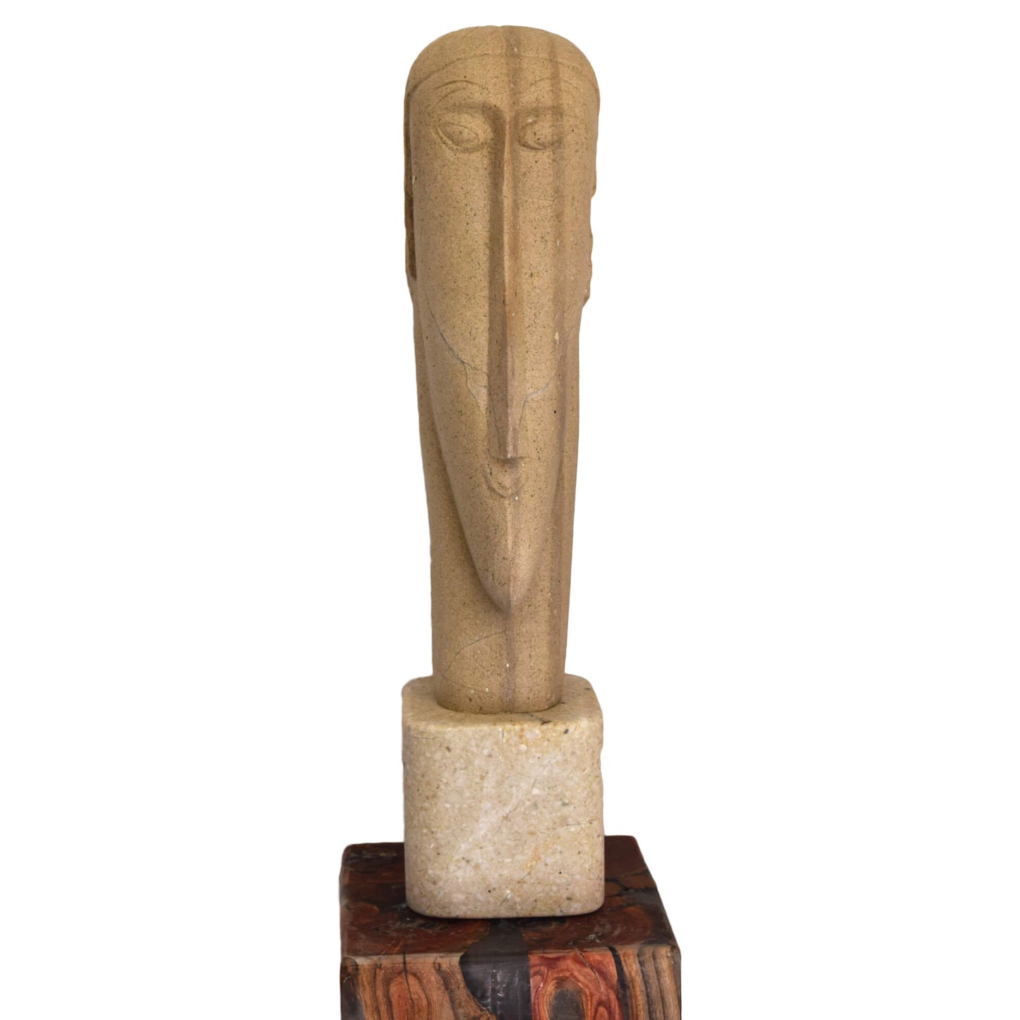 Scultura in pietra naturale ispirata ad Amedeo Modigliani