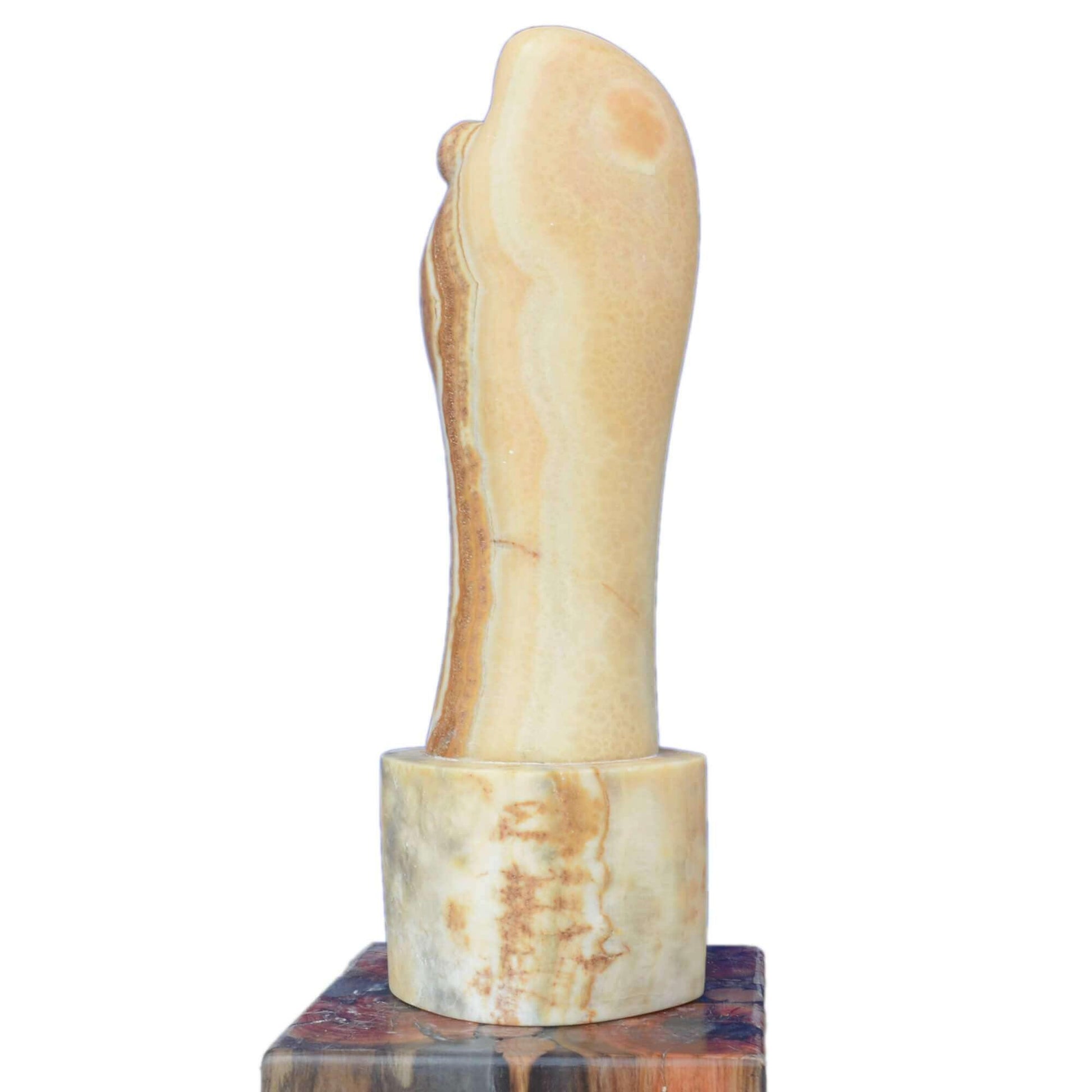 Scultura decorativa spirituale in pietra di Gesualdo