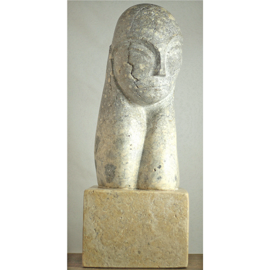 cultura contemporanea ispirata a Brancusi in pietra naturale-sculture-melillo