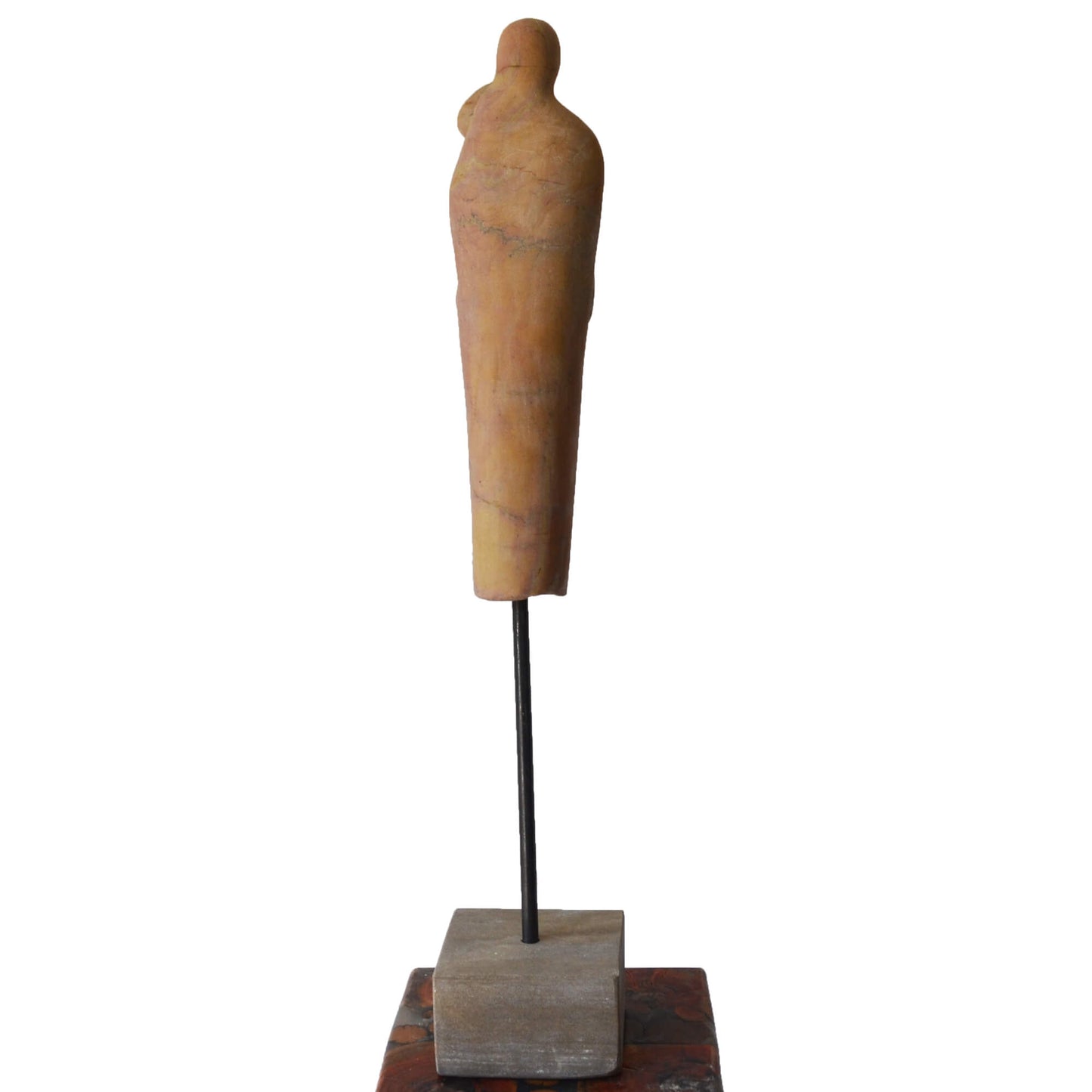 Scultura Vergine Maria con Bambino Gesù in Pietra Naturale di Bisaccia | Sculture Melillo