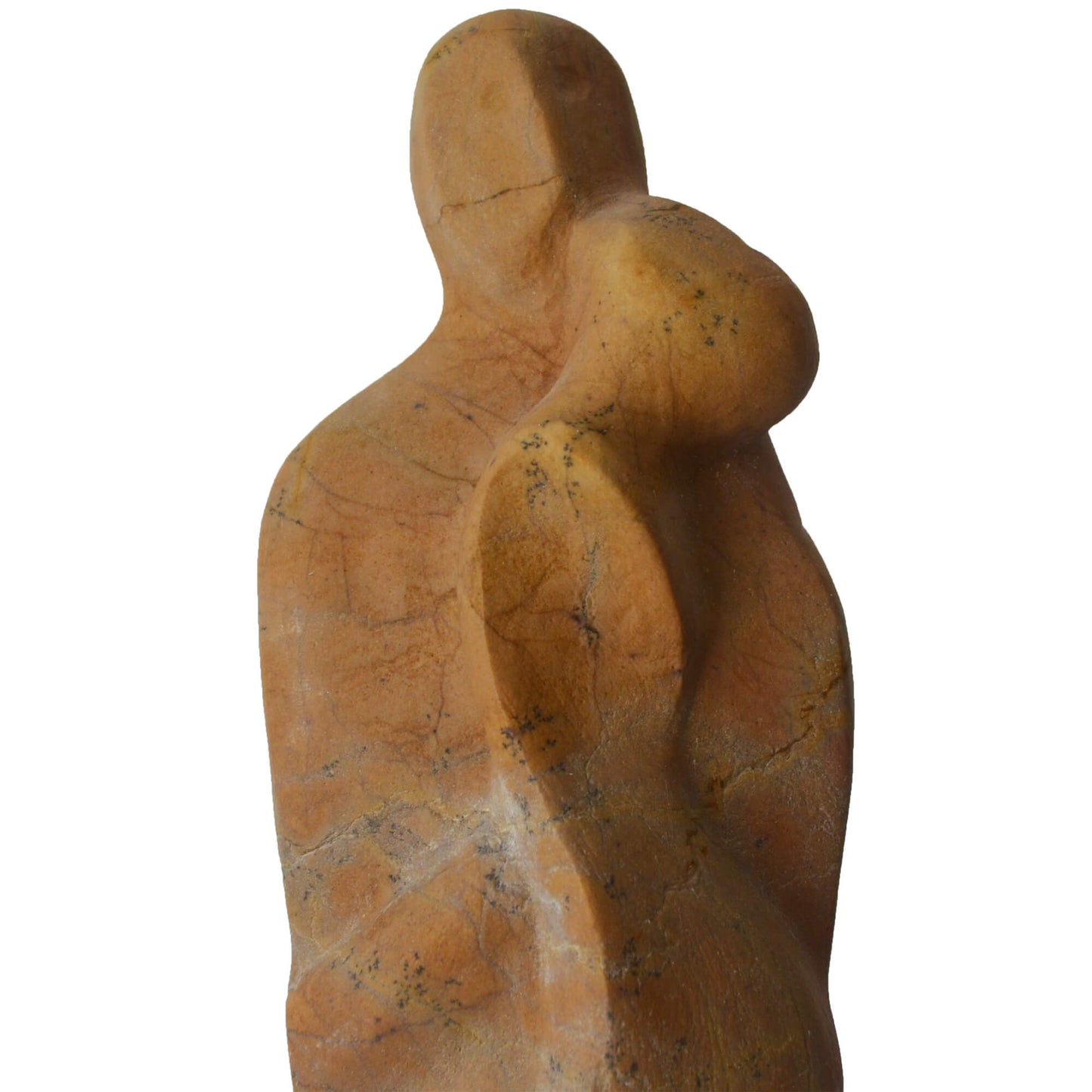 Scultura Vergine Maria con Bambino Gesù in Pietra Naturale di Bisaccia | Sculture Melillo